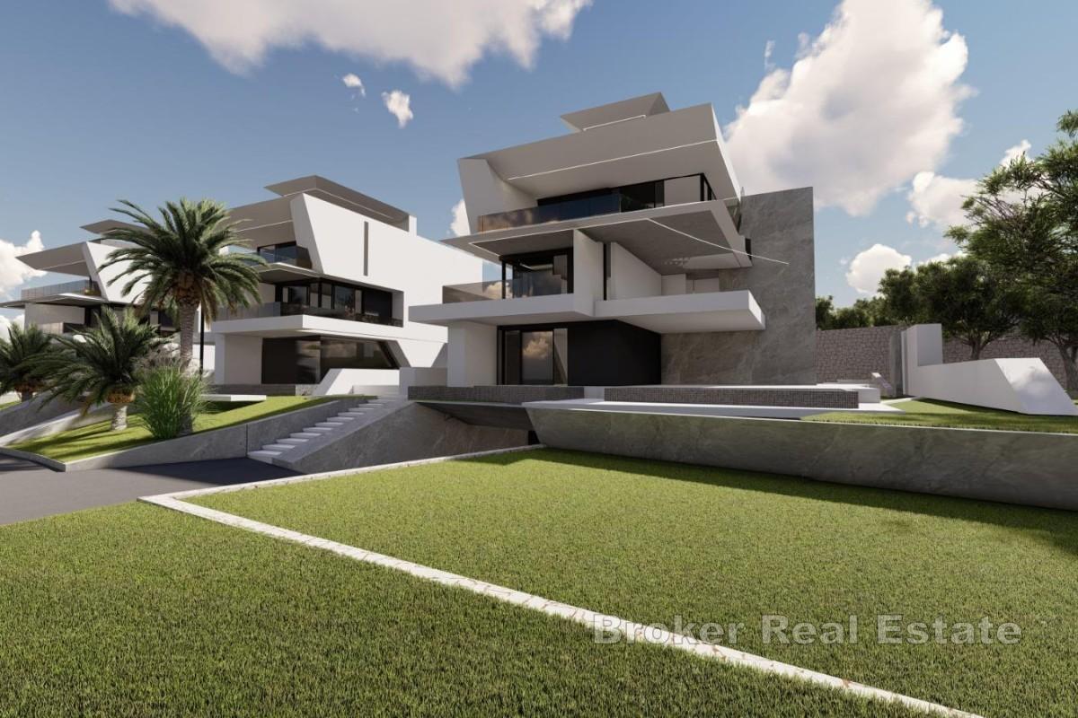 Penthouse z tarasem na dachu i widokiem na otwarte morze