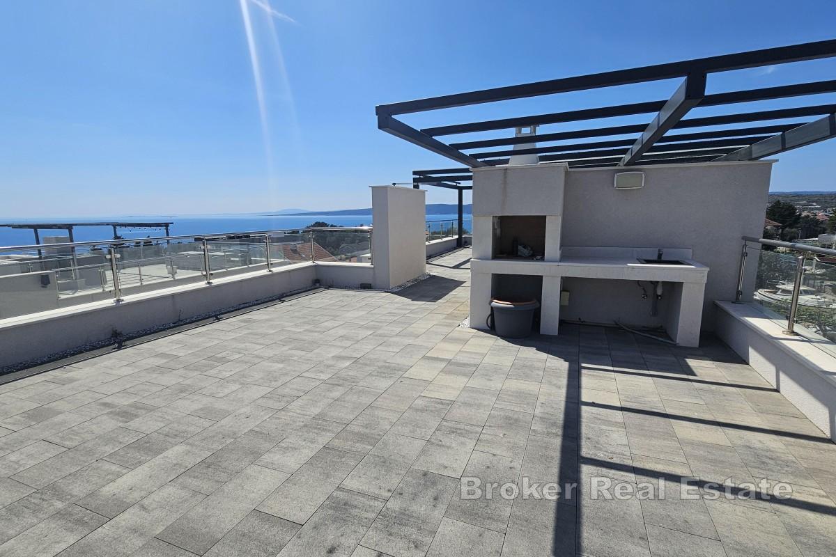 Luxusní penthouse s panoramatickým výhledem na moře