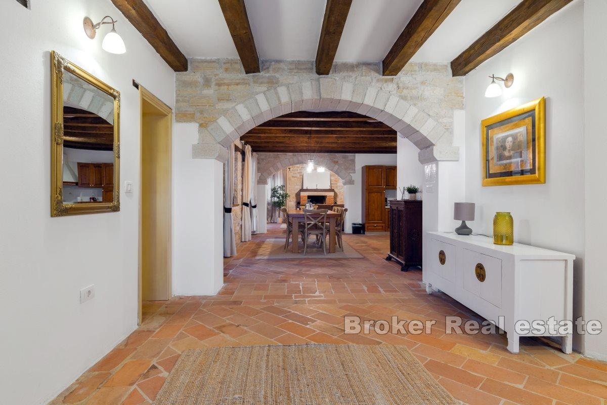 Indigenous stone house with swimming pool