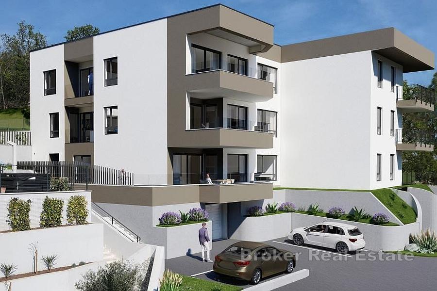 Nowoczesny apartament z widokiem na otwarte morze