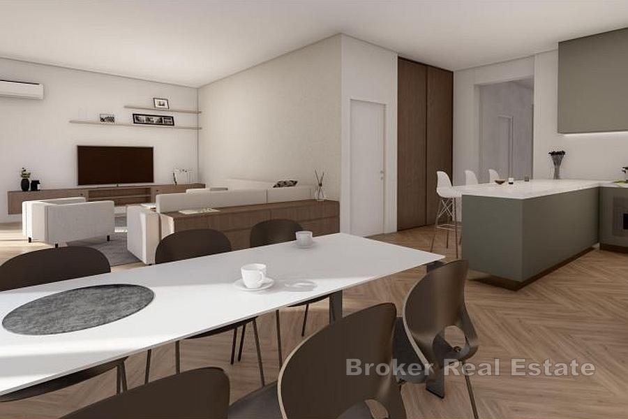 Nowoczesny apartament z widokiem na otwarte morze