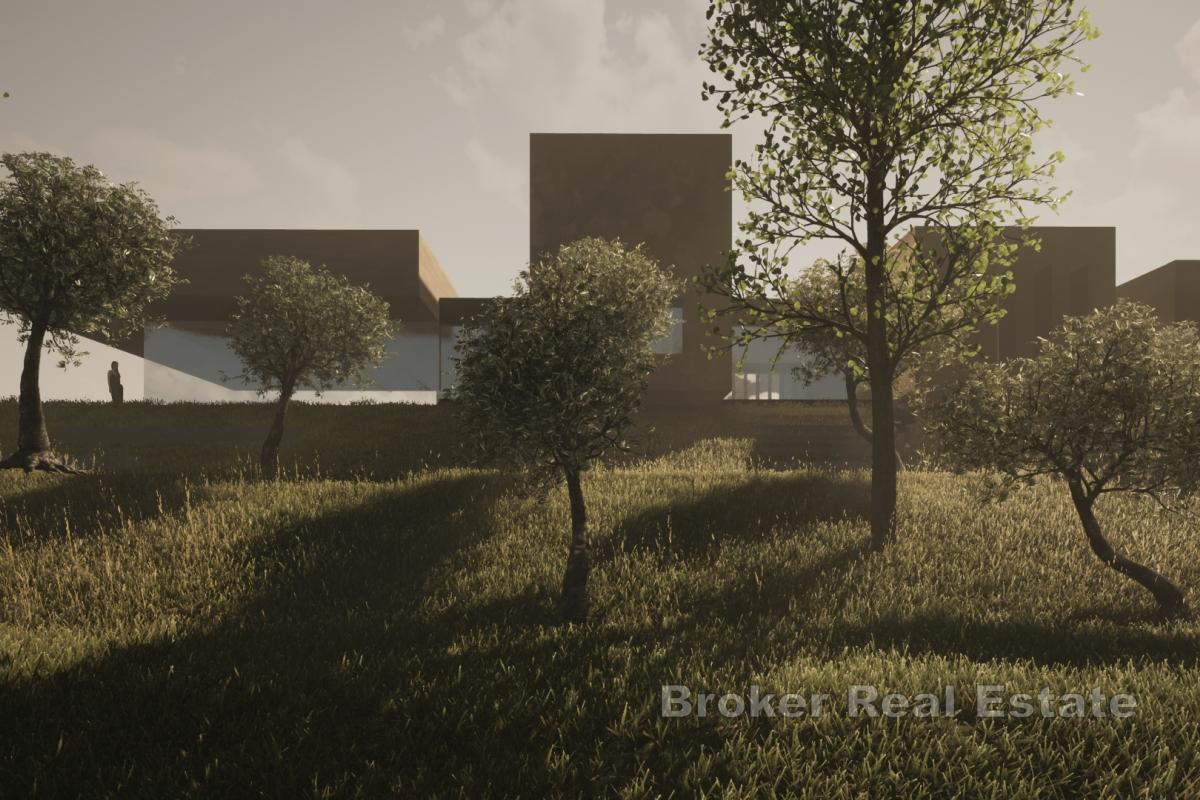 Moderne Villa mit Swimmingpool und großem Garten