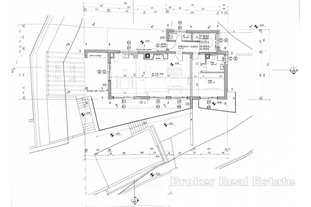 Terrain constructible attractif avec permis de construire près d'Opatija