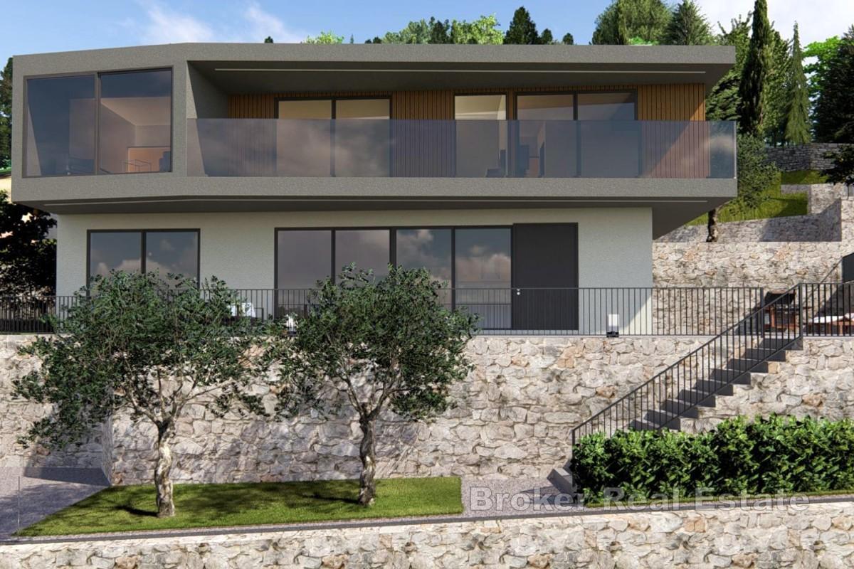 Byggnadsmark med konceptuell design