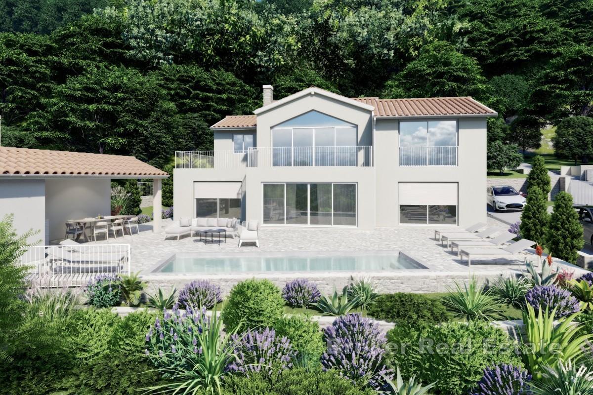 Villa de luxe avec piscine et vue mer