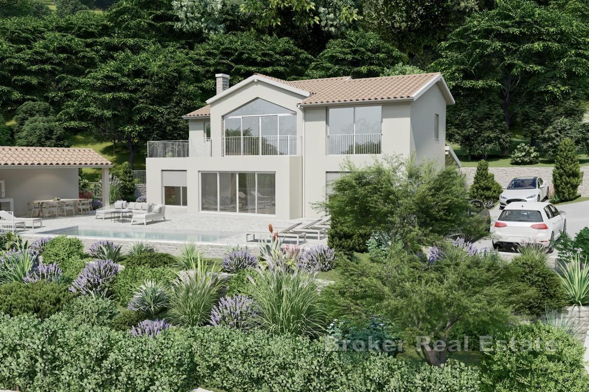 Villa de luxe avec piscine et vue mer