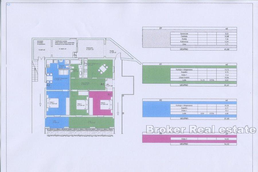 Apartament z jedną sypialnią i ogrodem