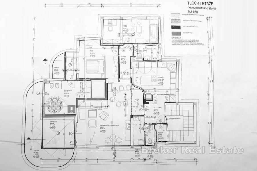 Appartement de deux chambres dans un endroit attrayant