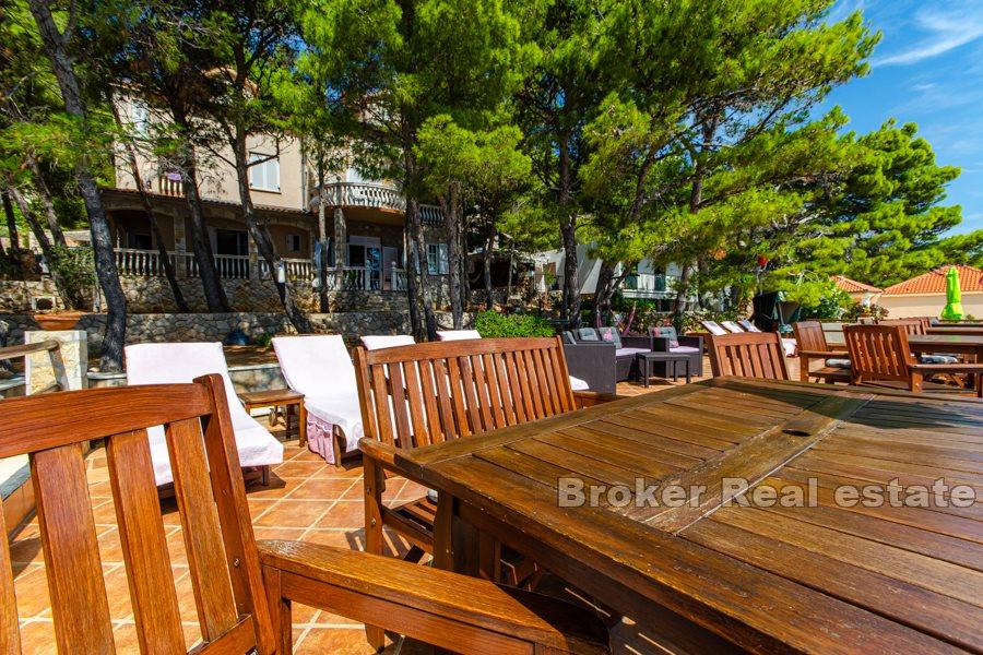 Family villa with swimming pool, waterfront