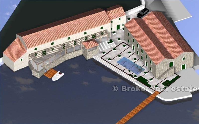 Deux maisons dans la baie, à vendre