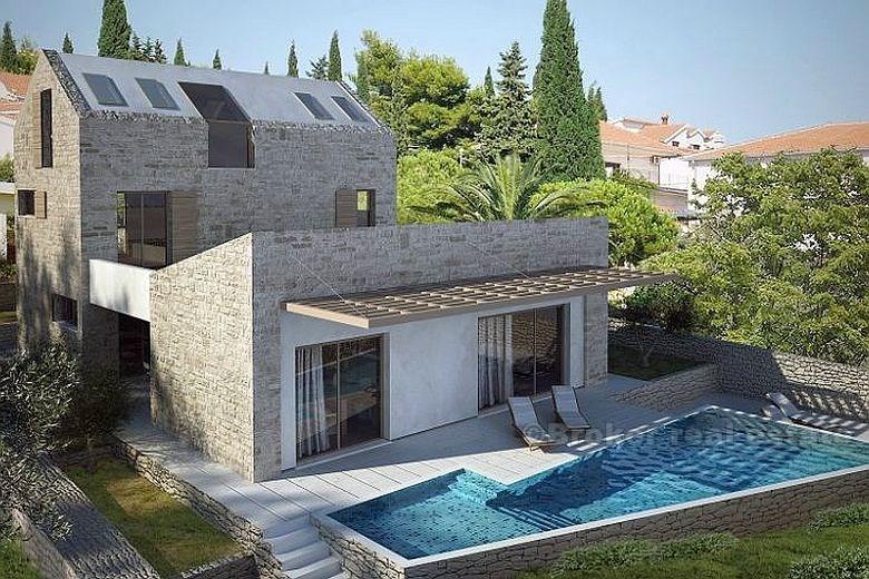 Stavební pozemek s projektem, na prodej