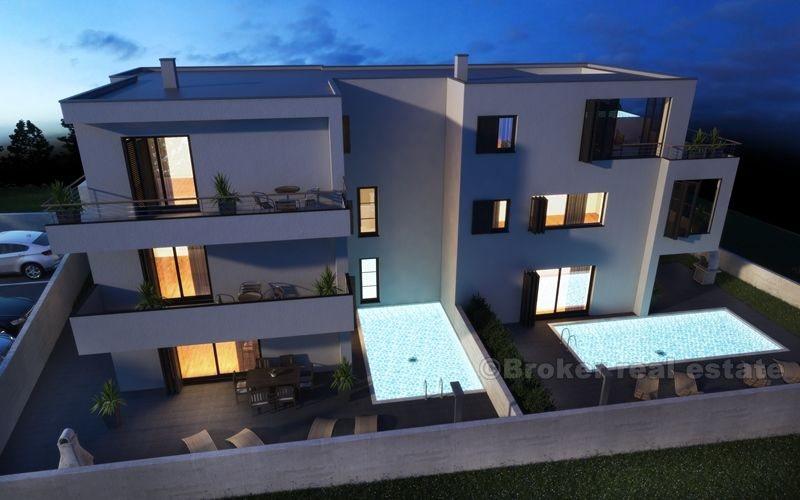 Modern apartment building, for sale