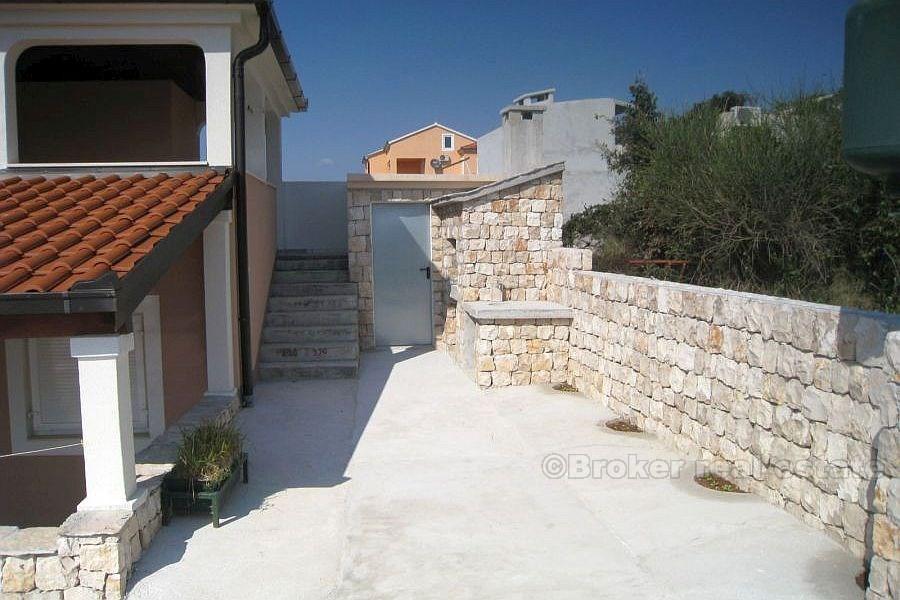 House on two floors, first row to the sea, for sale