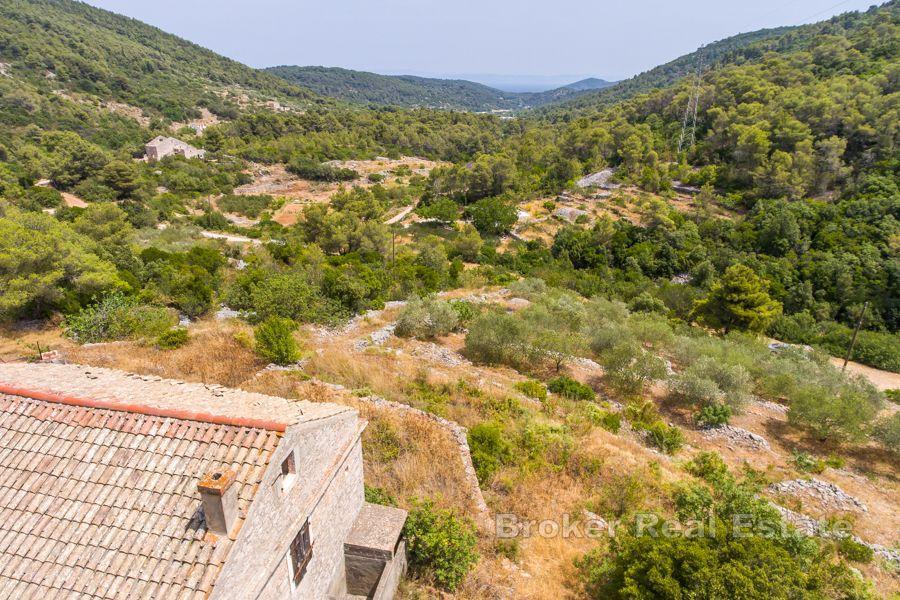 Propriété avec vieilles maisons en pierre