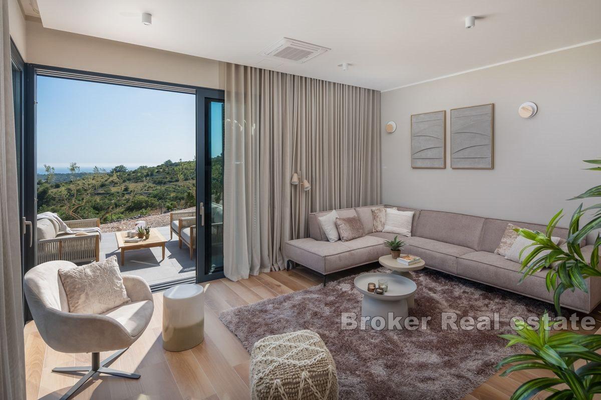 Villa con un mix unico di moderno e rustico