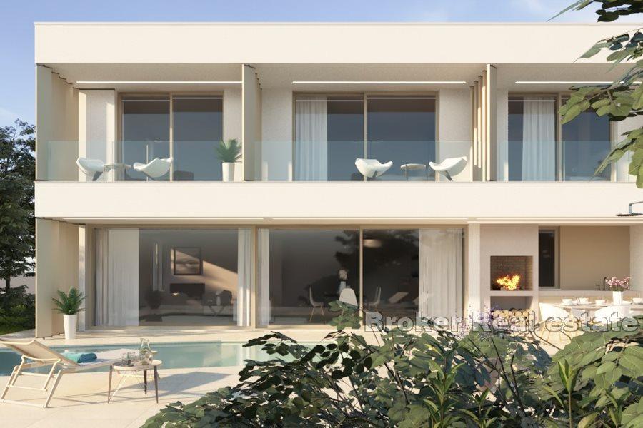 Modern nybyggd villa med havsutsikt
