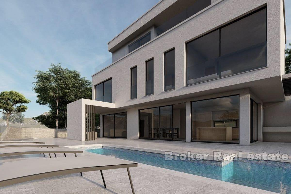 Im Bau befindliche Villa mit Meerblick