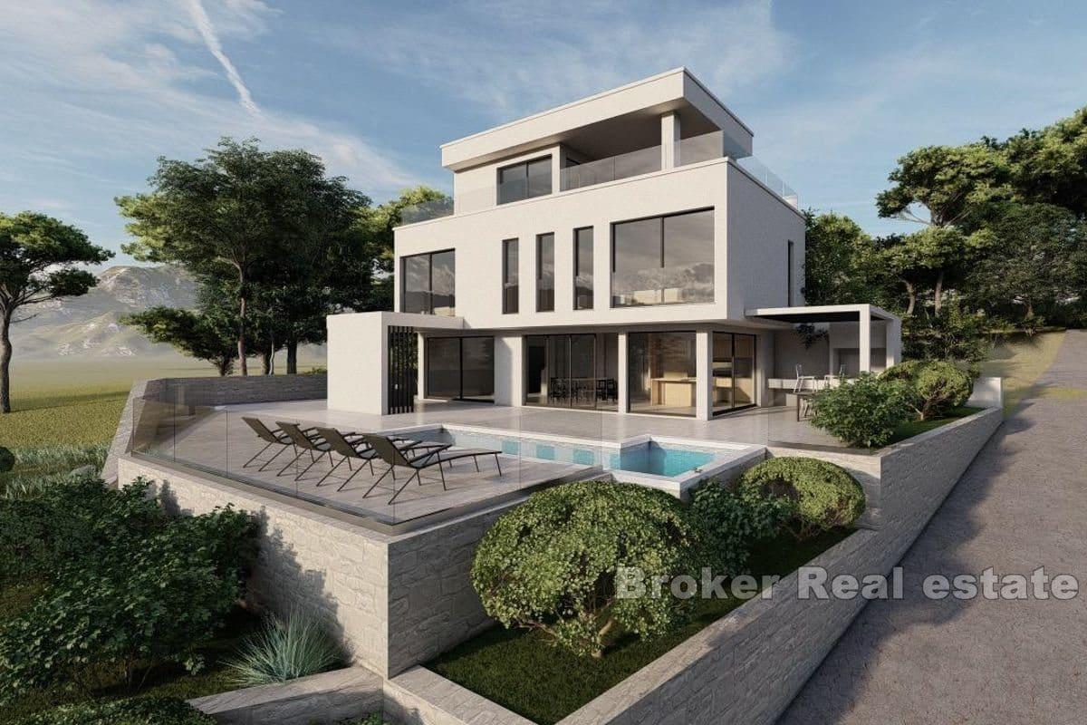 Im Bau befindliche Villa mit Meerblick