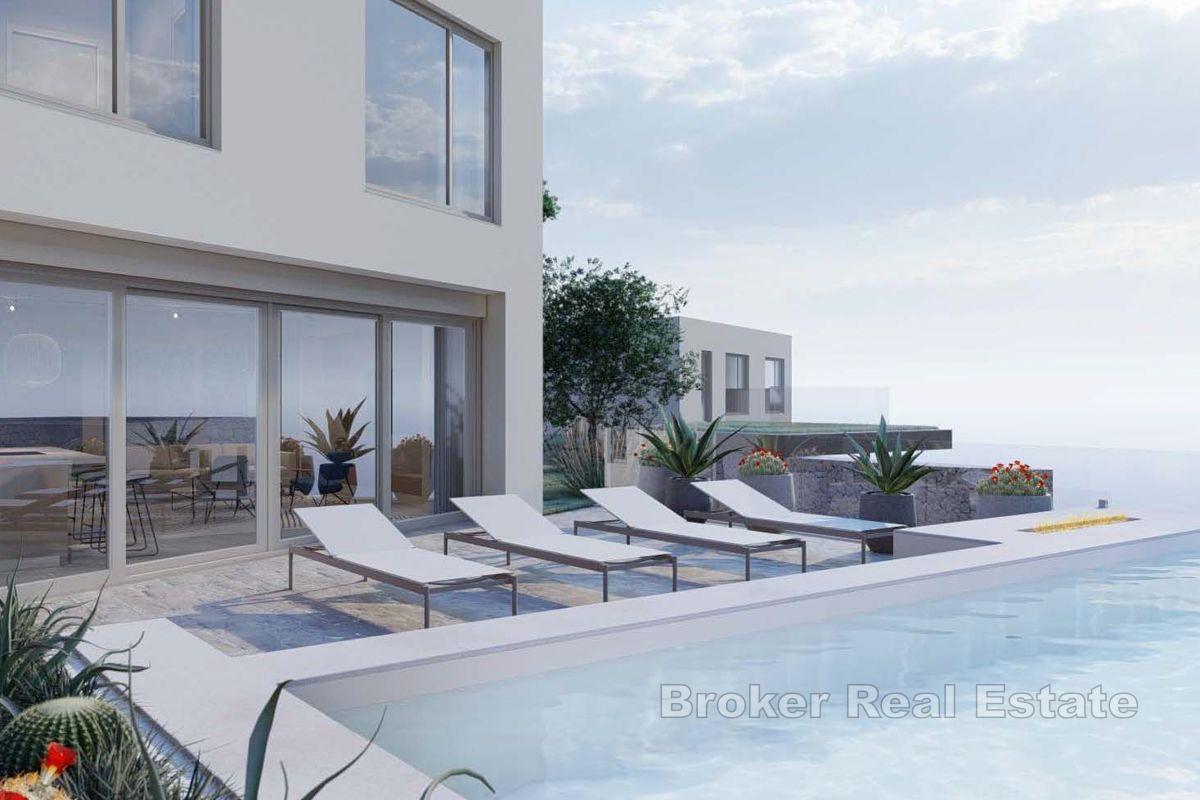 Novoizgrađena moderna vila s bazenom