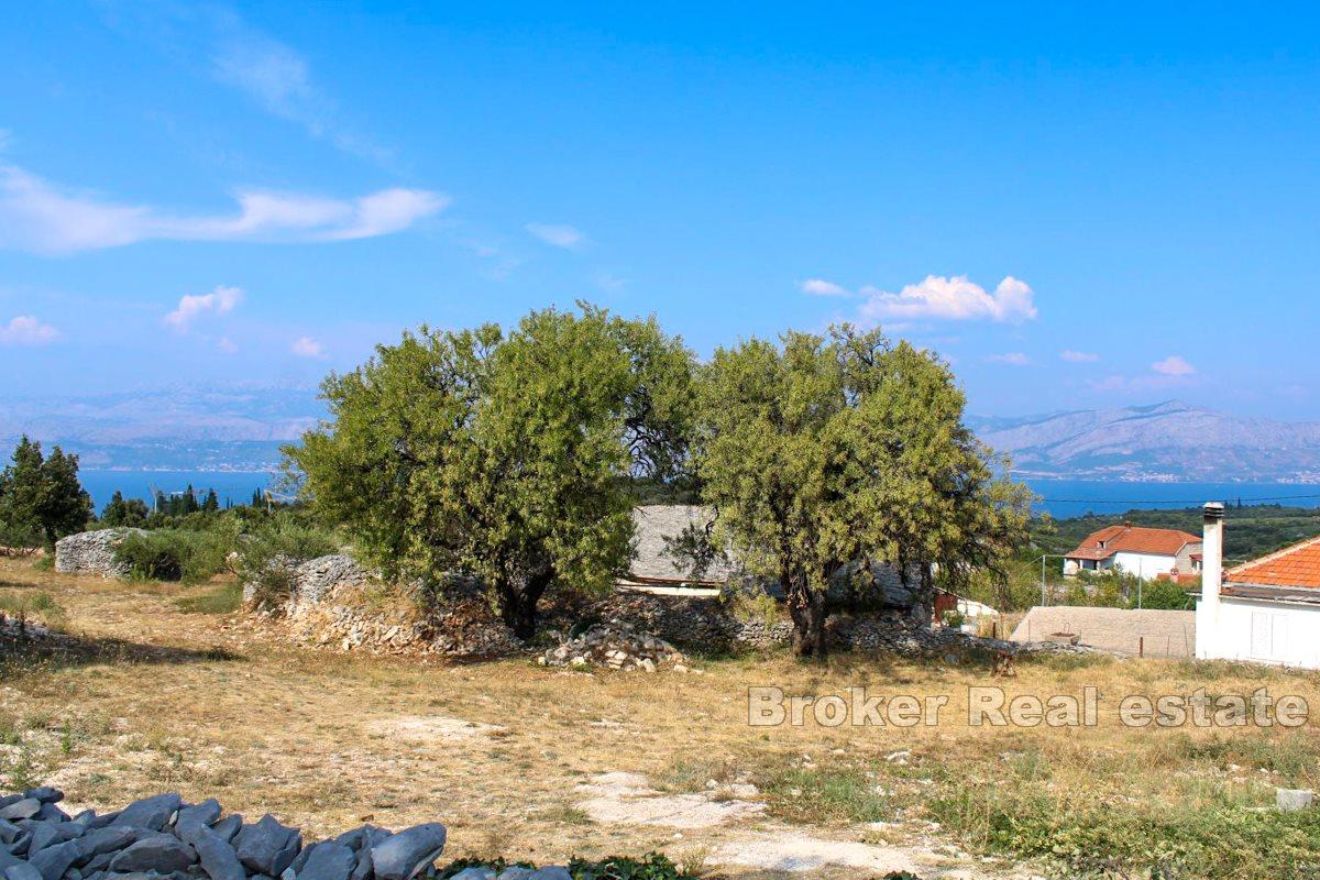 01-2013-205-Brac-Building-land-sea-view-for-sale