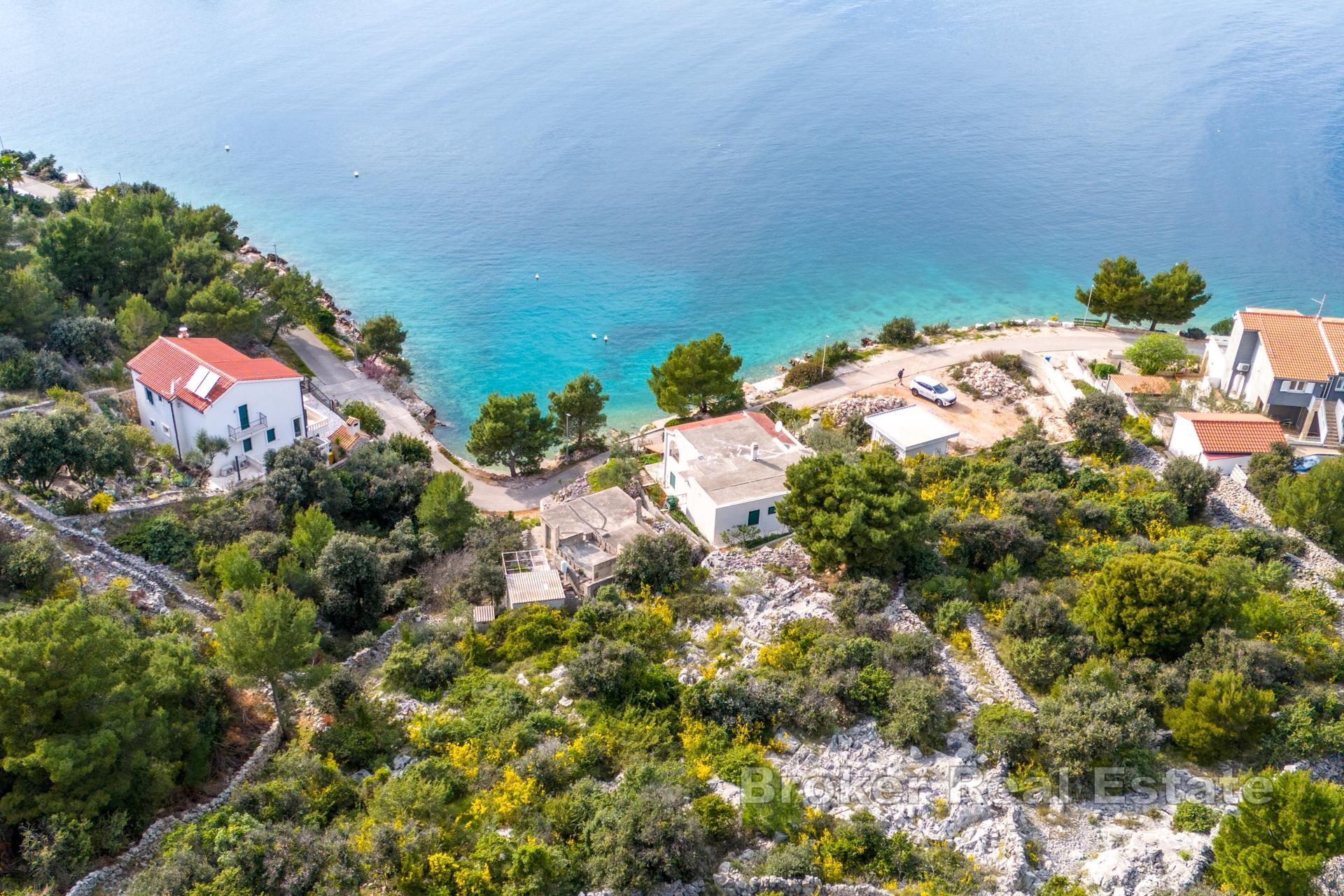 Byggetomt i andre rad mot sjøen