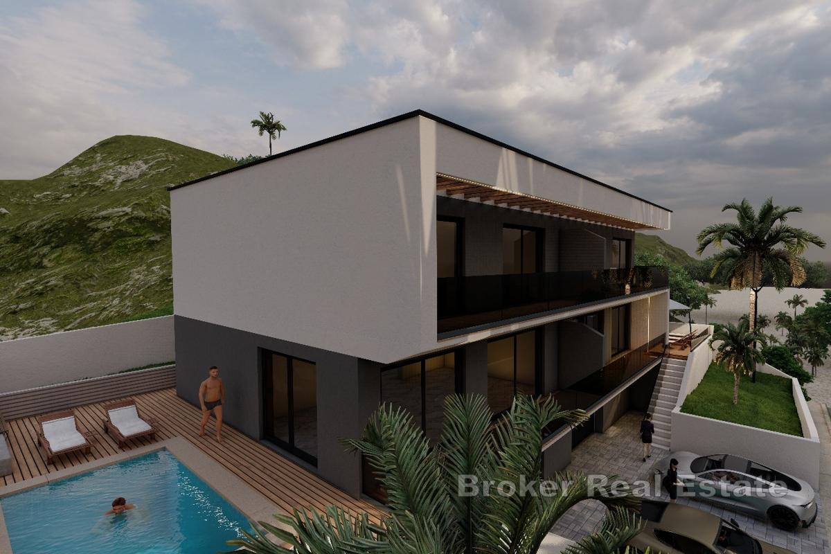 Vila u izgradnju s pogledom na more