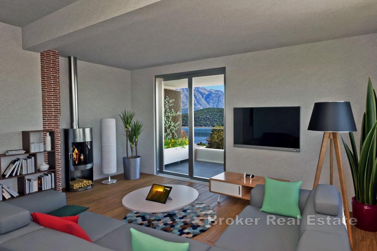 Dvoetažni stan s pogledom na more