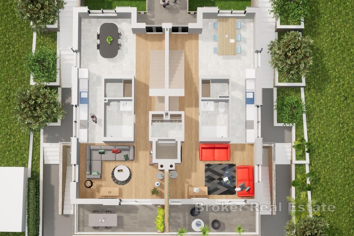 Dvoetažni stan s pogledom na more