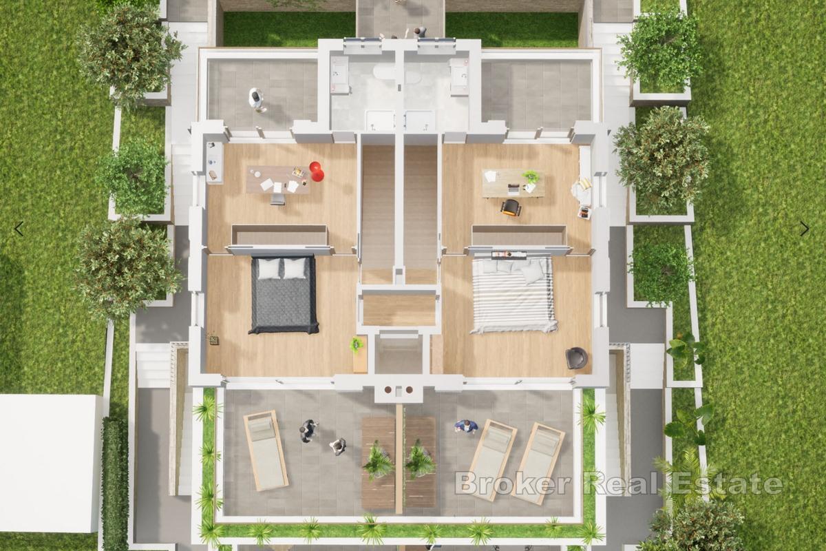 Dvoetažni stan s pogledom na more