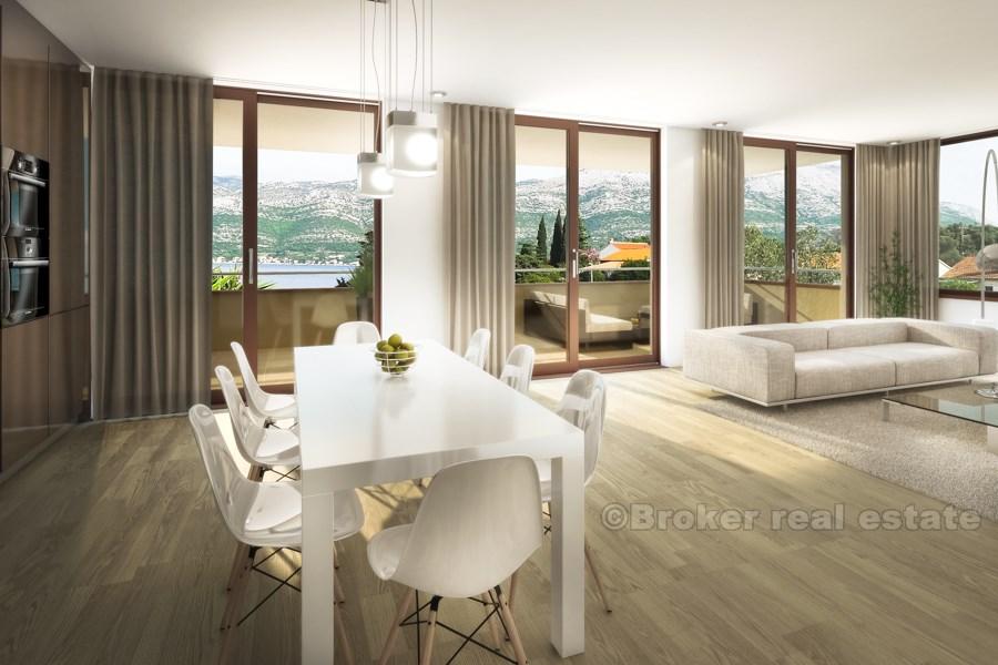 4 apartmana, prvi red do mora, na prodaju