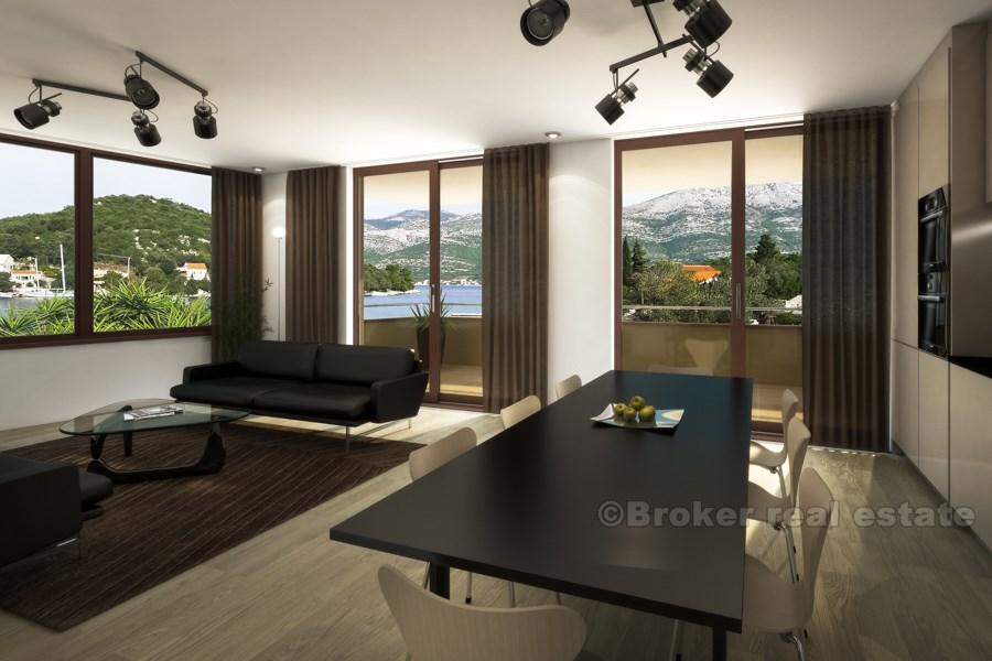 4 apartments, first row to the sea, for sale