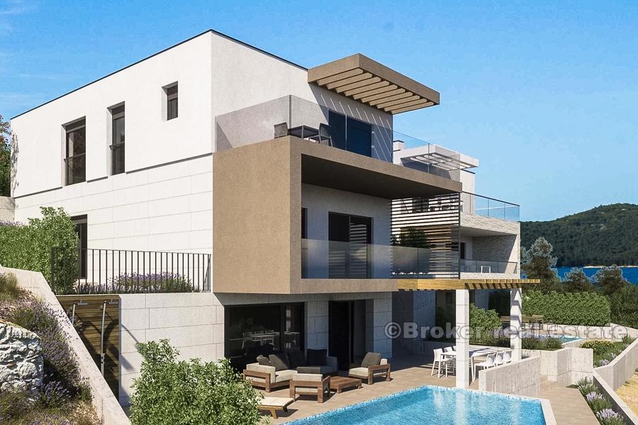 Villa mit Pool und Meerblick, zu verkaufen