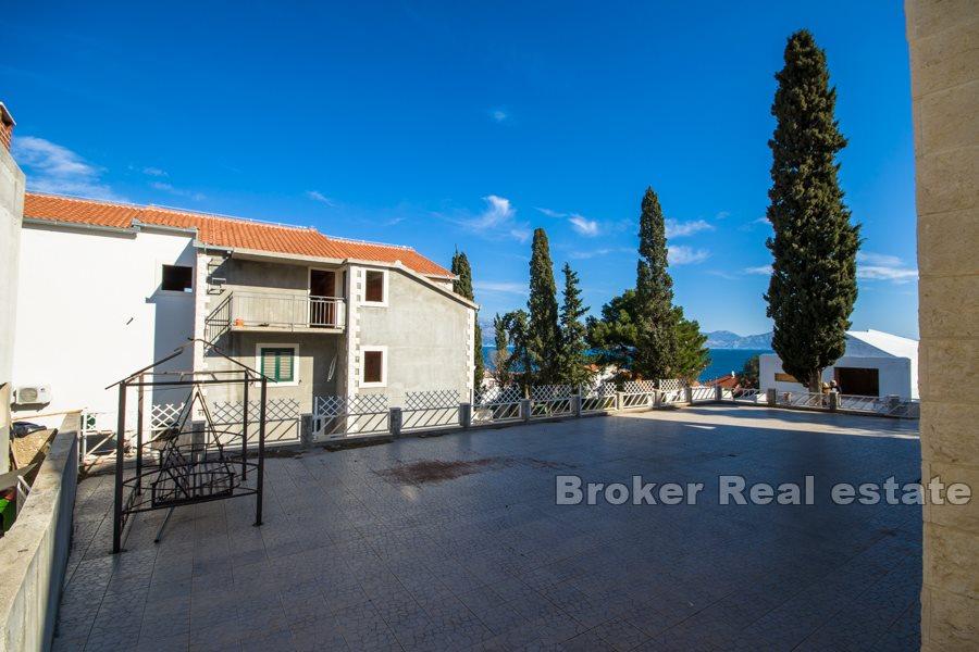 Stone apartment house with sea view