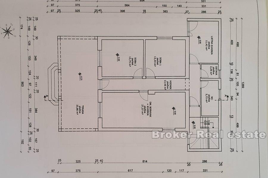 Apartment house by the sea and promenade