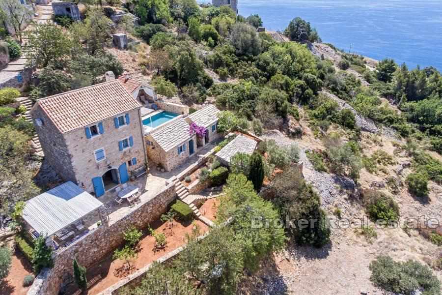 Unique stone house with sea view