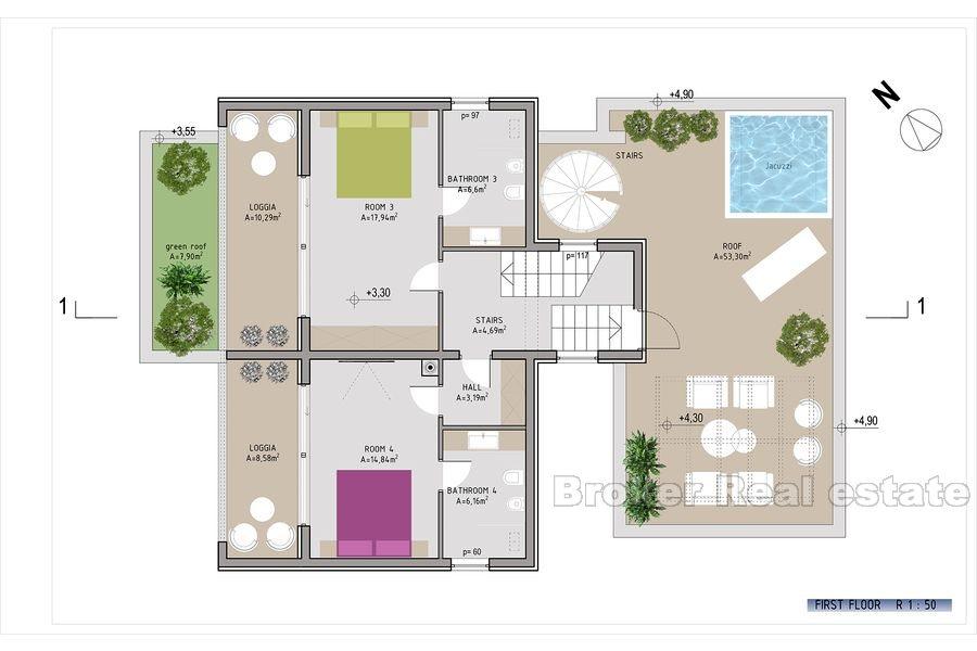 Villa de luxe avec grande piscine, à vendre