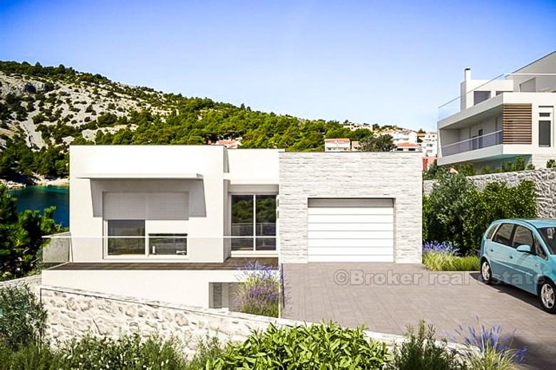 Vakker villa, under bygging