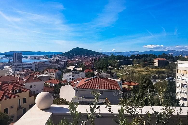 Penthouse, mit Blick auf die Stadt Split