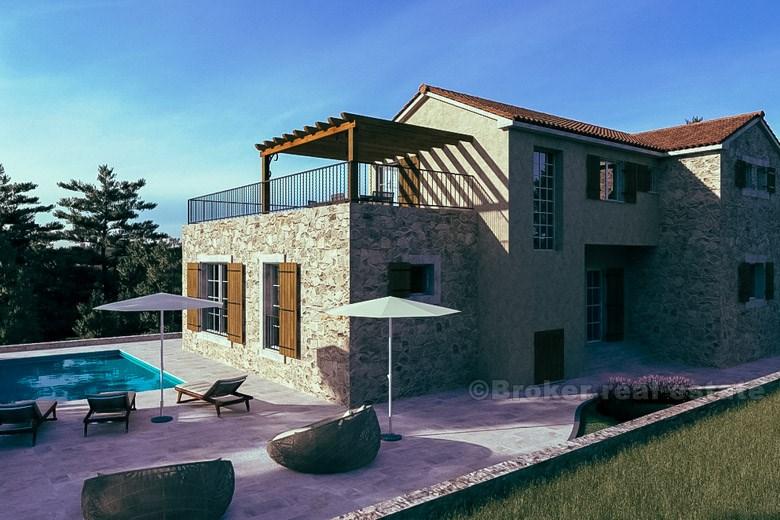 Nuova villa costruita (in costruzione)