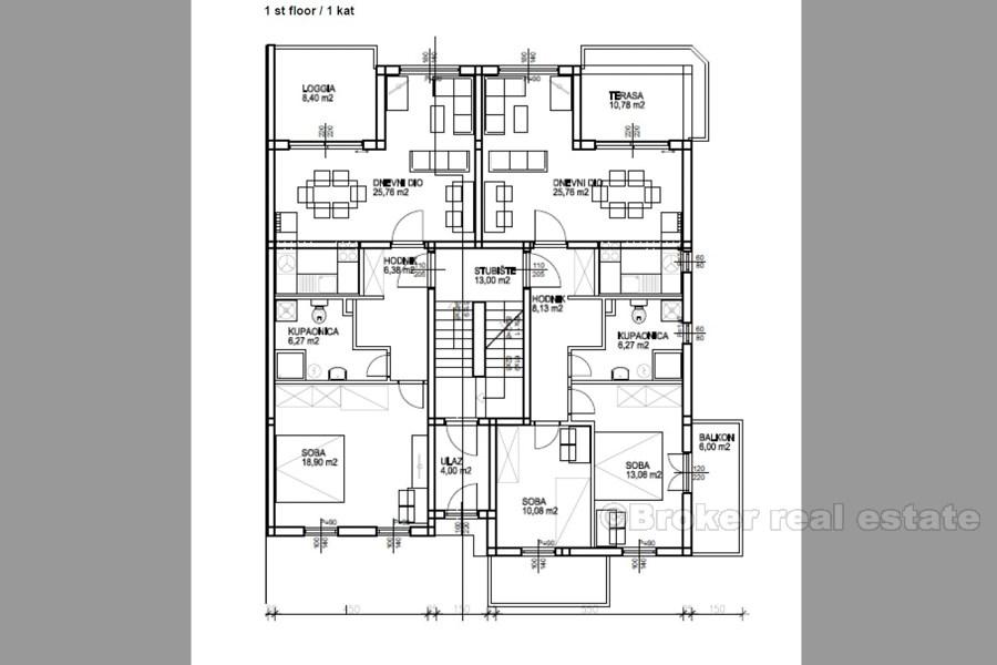 Apartmani s pogledom na more, na prodaju
