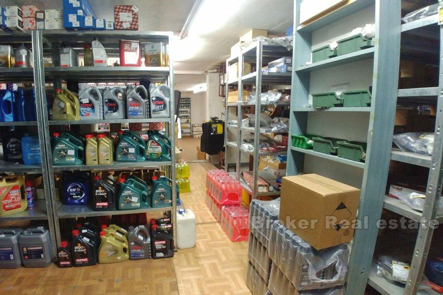 Bol, affärsutrymme på 100m2 och 140m2 lager, till salu