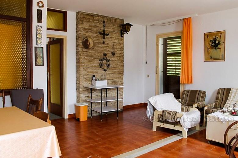 Casa fronte mare con garage