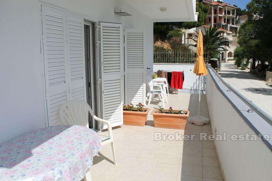 House first row by the sea