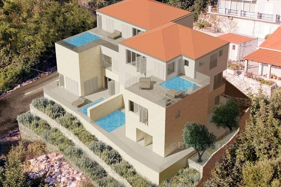 Строительный участок с проектом