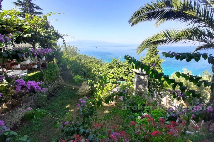 House in first row to the sea on Makarska riviera