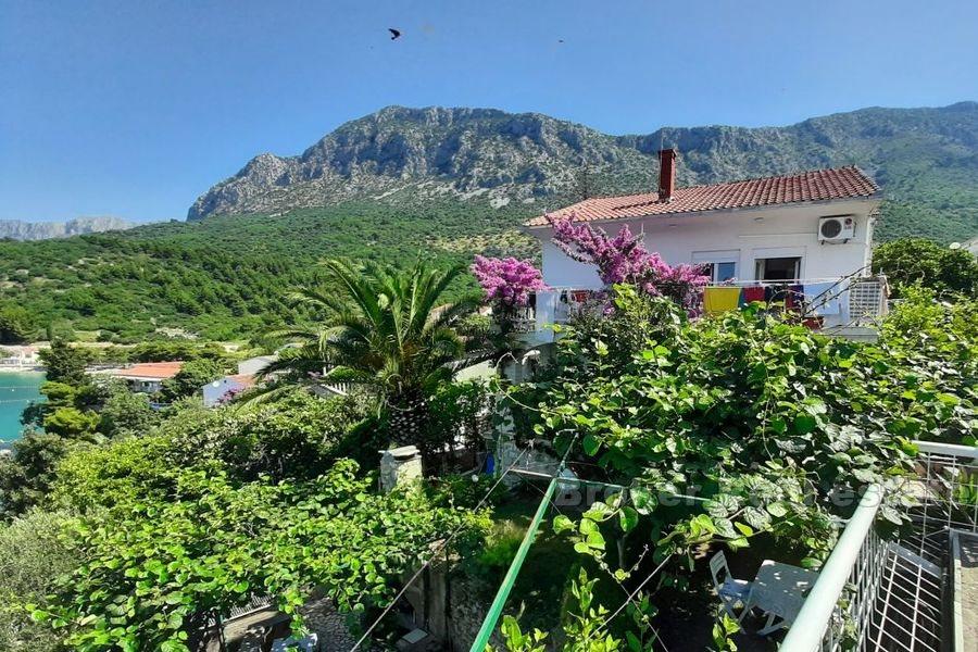 House in first row to the sea on Makarska riviera
