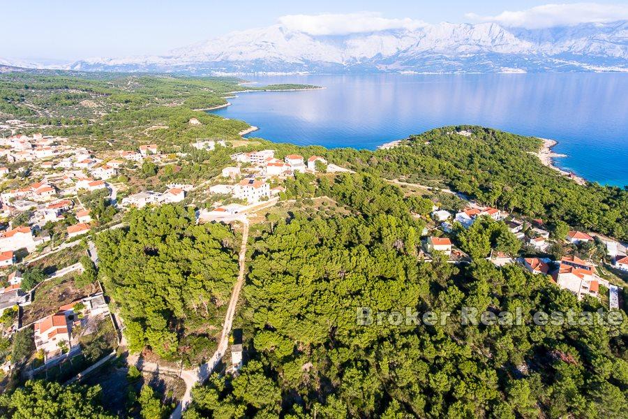 Sumartin, building plot with sea view, for sale