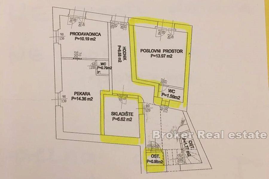 Business property in center of Split.