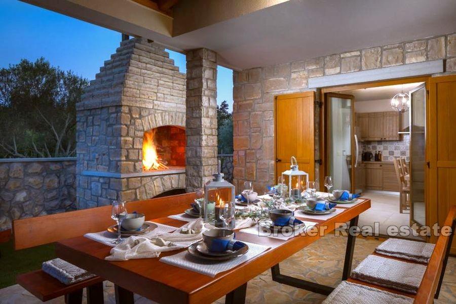 Luxury stone villa, with pool