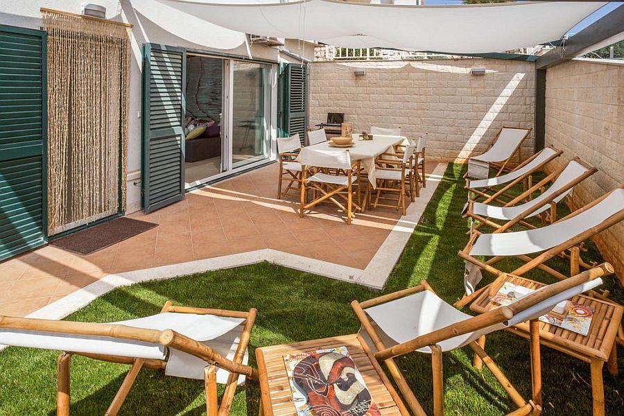 Elegant leilighet med hage